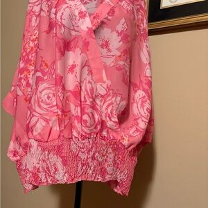 Michael Kors Pink Floral Women's Top